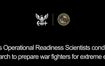 Naval Health Research Center's Operational Readiness Cold Water Research Highlights