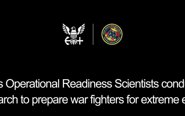 Naval Health Research Center's Operational Readiness Cold Water Research Highlights