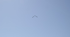 VMA-223 Harrier sundown ceremony