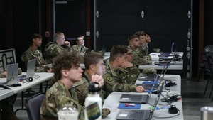 Junction City Highschool JROTC trains with the 1st Infantry Division
