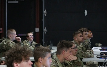 Kansas JROTC trains with the 1st Infantry Division