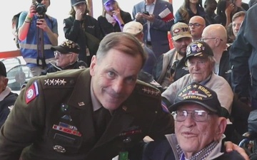 B-Roll: WWII veterans honored upon arrival to D-Day 82 commemoration in France