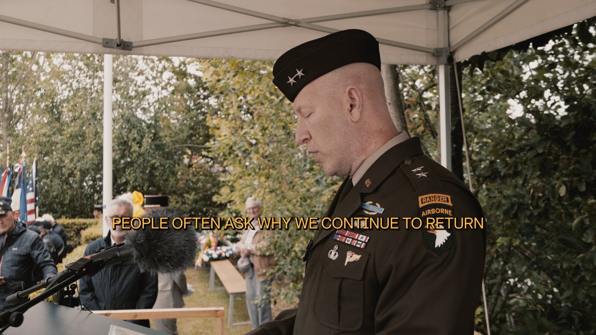 U.S. Army Maj. Gen. David W. Gardner, Commanding General of the 101st Airborne Division (Air Assault), gives remarks during the Cabbage Patch ceremony at Cabbage Patch Square in Carentan, France, June 3, 2026. Located eight miles inland from Utah Beach and behind what were once enemy lines, Cabbage Patch Square marks the site where U.S. service members began the bloody, close-combat fight to liberate Carentan during World War II. 

Following the ceremony, Gardner, Command Sgt. Maj. Christopher C. Goodart and Screaming Eagles marched from Cabbage Patch Square to the Signal Monument near Carentan City Hall during events commemorating the 82nd anniversary of D-Day. 

(U.S. Army video by Capt. Jennifer French)