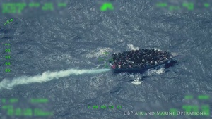 AMO aircraft assists Turks and Caicos authorities rescue 240 migrants from overcrowded vessel