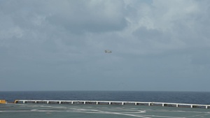 LCF-24: JTF-B Deck Landing Quals Aboard USS Fort Lauderdale (B-Roll)