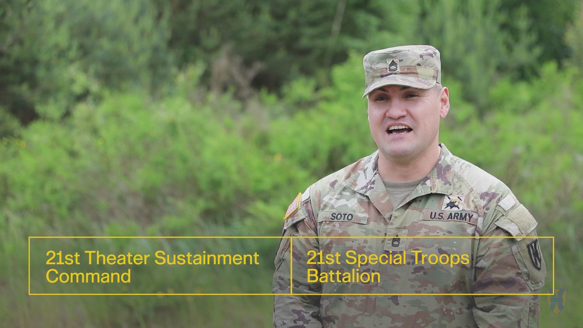 Interview of U.S. Army Sgt. First Class Richard Soto, a fatality management noncommissioned officer assigned to the 21st Theater Sustainment Command, who ran a unit recovery team training on Panzer Kaserne, Kaiserslautern, Germany on June 3, 2026. (U.S. Army video by Pfc. Hatcher Oresic)