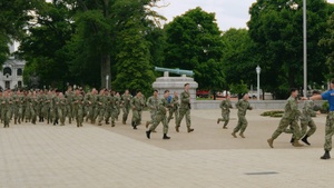USNA Class of 2028 participate in the Severn Shellback Ceremony.