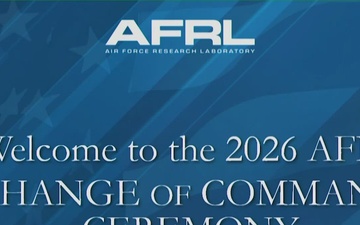 2026 AFRL Change of Command
