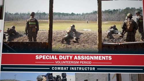 Special Duty Assignments volunteerism FY28 – Combat Instructor Duty