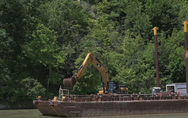 Rocky River Dredging BRoll
