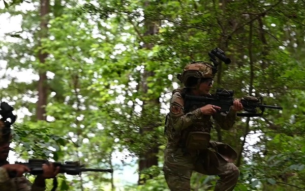 Air National Guard Defenders enhance air base defense skills during Ranger exercise