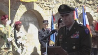 B-Roll: US Army Europe and Africa deputy commanding general commemorates Battle of Graignes at D-Day 82 ceremony