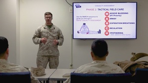 JTF-SB Marines, Sailors conduct tactical casualty combat care training