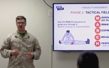JTF-SB Marines, Sailors conduct tactical casualty combat care training