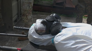 U.S Marine Senafront CBRN exercise