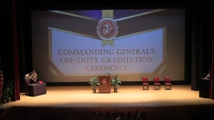 MCIEAST CG's Off Duty Education Graduation Ceremony