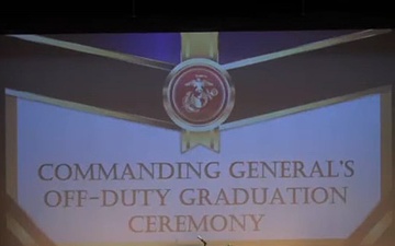 MCIEAST CG's Off Duty Education Graduation Ceremony