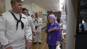 U.S. Navy Sailors  visit Portland VA Medical Center