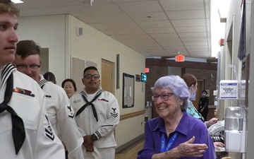 U.S. Navy Sailors  visit Portland VA Medical Center