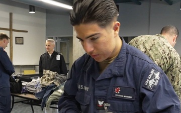U.S. Navy Sailors Volunteer at Portland Union Gospel Mission