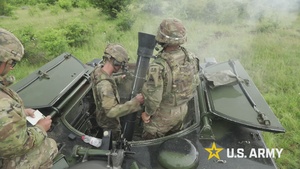 1 Battalion, 36th Infantry Regiment, 1st Armored Division Conduct Mortar Training and Evaluation at Novo Selo Training Area
