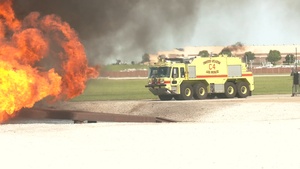 Offutt AFB conducts Major Accident Response Exercise (MARE) - Fire Training Pit