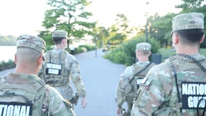 JTF-DC Alaska National Guardsmen Conduct Presence Patrol in Georgetown
