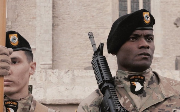 101st Airborne Division honors 1st Lt. Robert Judels during D-Day ceremony