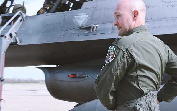 F-16 Fighting Falcon launches at Rickenbacker