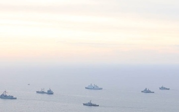 BALTOPS 26 Ships Sail in Formation