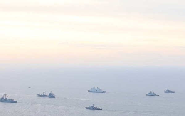 BALTOPS 26 Ships Sail in Formation