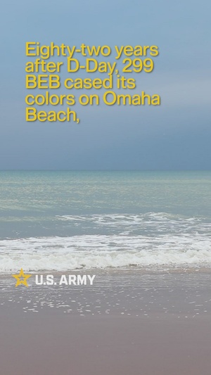 299 BEB Omaha Beach Casing Ceremony