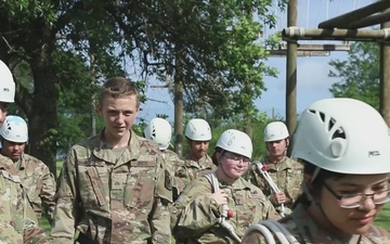 Kansas JROTC Cadets Participate in Training at Fort Riley