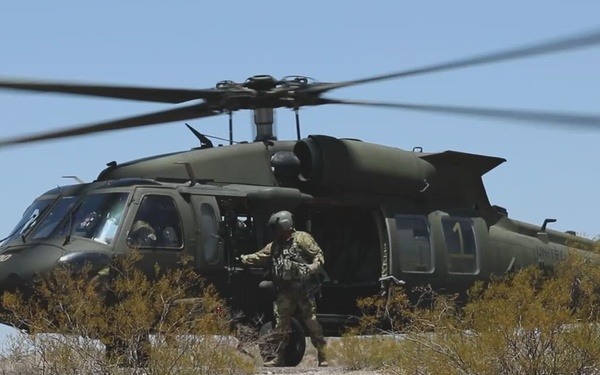 1-158th Infantry Regiment Conduct Air Assault Training