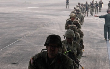 1036th Engineers Simulate Airstrip Demolition.