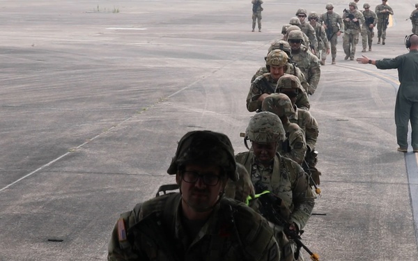 1036th Engineers Simulate Airstrip Demolition.