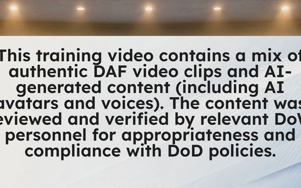 2026 Suicide Prevention (SP) TFAT Facilitator‑led Video v5