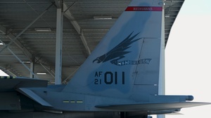 F-15EXs train with air-to-ground munitions