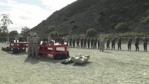 B-Roll: U.S.  U.S. Marines with 1st CEB host live-fire range for Midshipmen