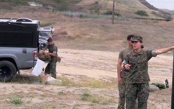 B-Roll: Midshipmen conduct the O-Course, MCMAP during FMF training