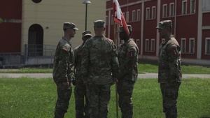 B-roll: Intelligence and Sustainment Company conducts change of responsibility ceremony
