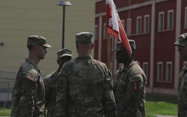B-roll: Intelligence and Sustainment Company conducts change of responsibility ceremony