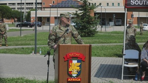 B-roll: US Army 1st Sgt. Travis M. Herman shares change of responsibility ceremony remarks