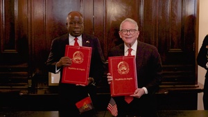 Ohio National Guard, Angola formalize State Partnership Program agreement