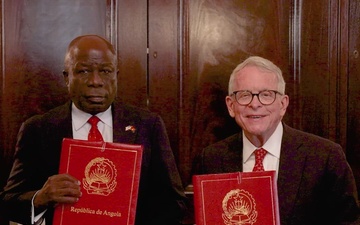 Ohio National Guard, Angola formalize State Partnership Program agreement