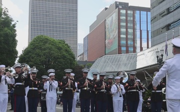 1st MARDIV Band performs at the Portland Rose Festival