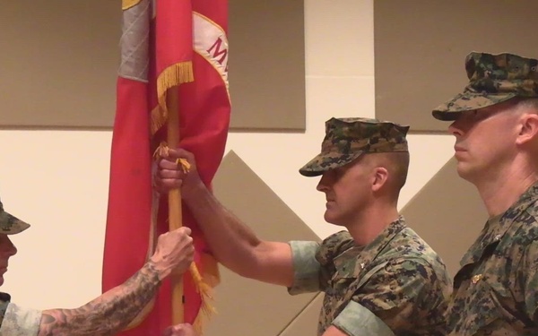 MWHS-1 holds change of command ceremony