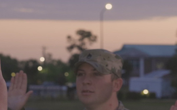 3rd Infantry Division reenlistment video (B-roll) for social media)