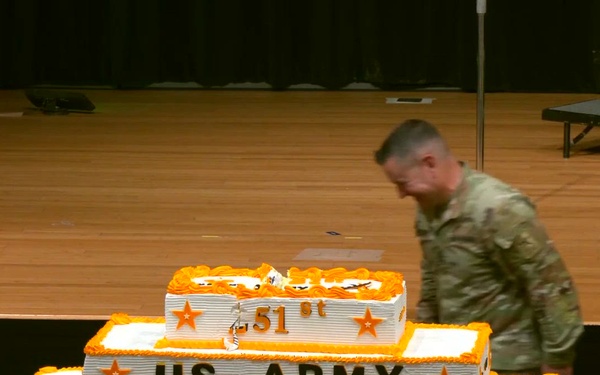 Army Birthday Cake Cutting and Reenlistment Ceremony