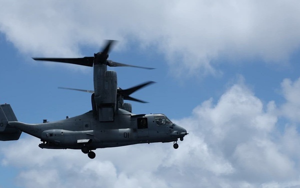 USS Iwo Jima (LHD 7) conducts flight operations